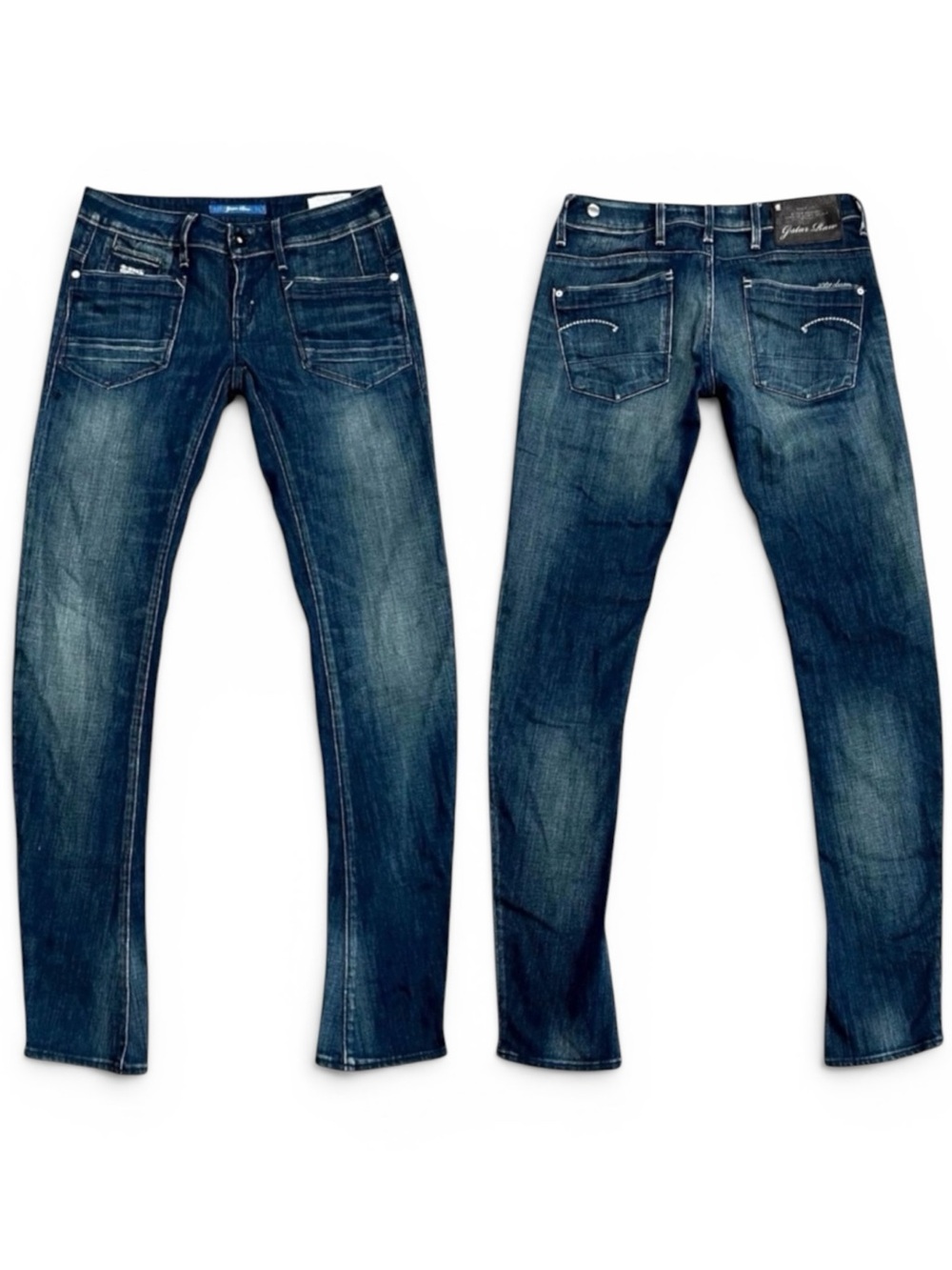 G-Star Raw Denim 3301 Women’s Low T Skinny Jeans 28x32 LIKE NEW